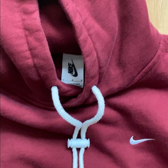 SOLD— Nike Lab Maroon heavy weight hoodie - Picture 2 of 4
